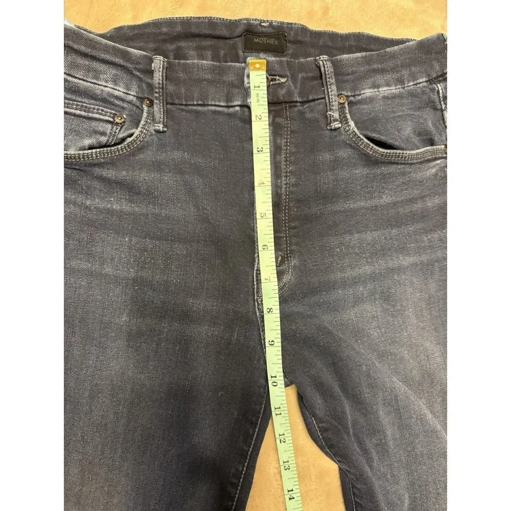 Mother Jeans High Waisted Looker. Ankle Fray Wash. Last Call. Blue. Sz 27 - Picture 7 of 16
